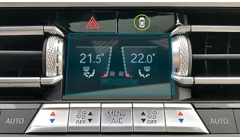 Protector de vidrio templado Pixsel para el control del clima BMW 3 / M3 - 2.9“ 2019 - 2022 (G20, G21, G80)