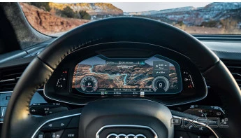Protector de vidrio templado Pixsel en el panel de instrumentos AUDI Q8 / SQ8 / RSQ8 - 12“ 2018 - 2022