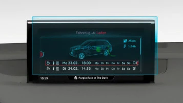 Protector de vidrio templado Pixsel en el monitor AUDI Q7 / SQ7 / RSQ7 - 9.1“ 2015 - 2018