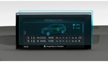 Protector de vidrio templado Pixsel en el monitor AUDI Q7 / SQ7 / RSQ7 - 9.1“ 2015 - 2018