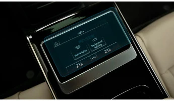 Protector de vidrio templado Pixsel para el control del clima trasero AUDI A8 / S8 - 7.3“ 2023 -