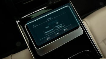 Protector de vidrio templado Pixsel para el control del clima trasero AUDI A8 / S8 - 7.3“ 2023 -
