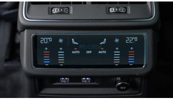 Protector de vidrio templado Pixsel para el control del clima trasero AUDI A6 / S6 / RS6 - 6.6“ 2019 - 2025