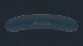 Protector de vidrio templado Pixsel en el panel de instrumentos PORSCHE TAYCAN - 20.5“ 2020 -