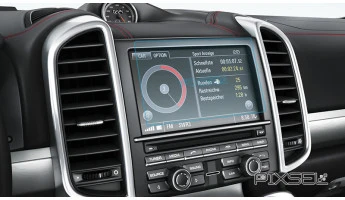 Protector de vidrio templado Pixsel en el monitor PORSCHE CAYENNE - 7“ 2017 - 2018