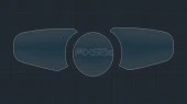 Protector de vidrio templado Pixsel en el panel de instrumentos PORSCHE CAYENNE - 17.4“ 2017 - 2018