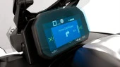 Protector de vidrio templado Pixsel en el velocímetro de la moto BMW C400 GT/X 8.7“