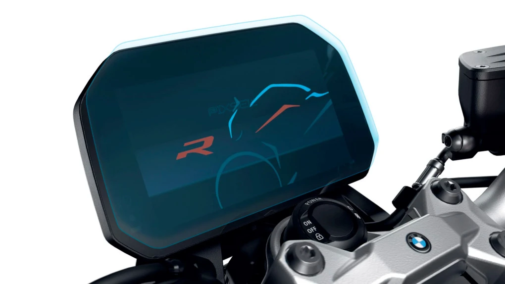 Protector de vidrio templado Pixsel en el velocímetro de la moto BMW F900 R/GS/X/R 8.7“