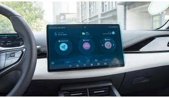 Protector de vidrio templado Pixsel en el monitor BYD SEAL 06 DM-I - 13.7“ 2024 -