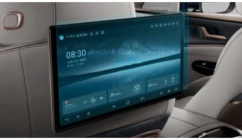 Protector de vidrio templado Pixsel para el monitor trasero DENZA D9 - 13.7“ 2022 -