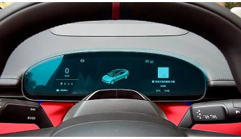 Protector de vidrio templado Pixsel en el panel de instrumentos ZEEKR 007 - 13.9“ 2025 -