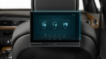 Protector de vidrio templado Pixsel para la tablet trasera AUDI Q7 / SQ7 / RSQ7 - 11.9“ 2006 - 2014