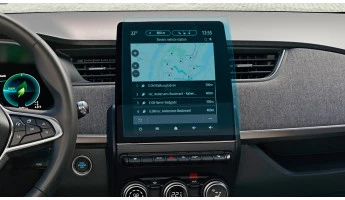 Protector de vidrio templado Pixsel en el monitor RENAULT ZOE - 11.6“ 2019 - 2024