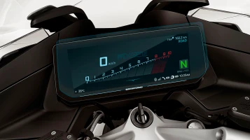 Protector de vidrio templado Pixsel en el velocímetro de la moto BMW R1250 RT 2025 13“