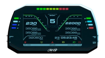 Protector de vidrio templado  en el monitor AIM MXG 1.3 - 7“