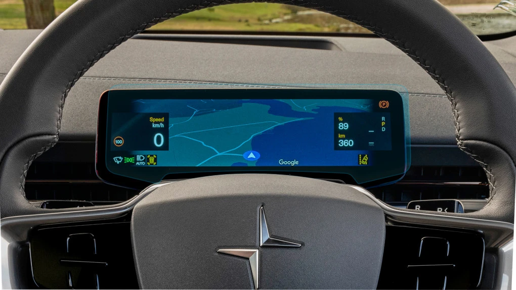 Protector de vidrio templado Pixsel en el panel de instrumentos POLESTAR 3 - 10“ 2024 -