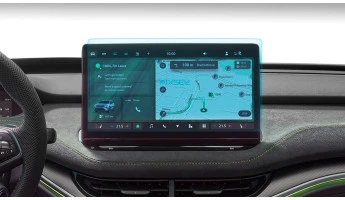 Protector de vidrio templado Pixsel en el monitor SKODA ELROQ - 14“ 2025 -