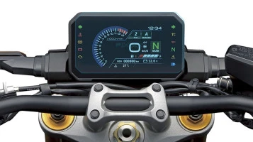 Protector de vidrio templado Pixsel en el velocímetro de la moto SUZUKI GSX-S1000 2025 - 7.5“