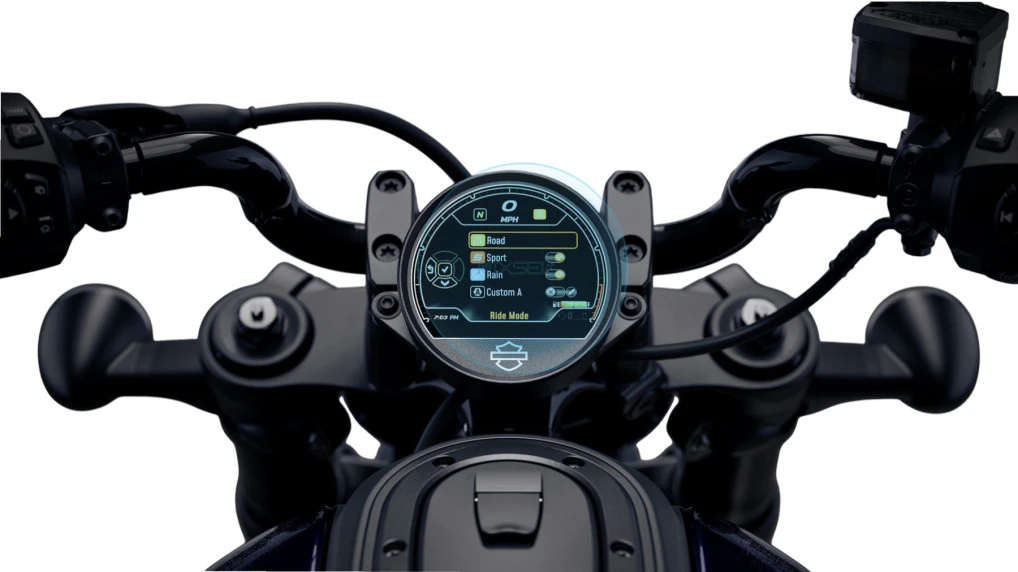 Protector de vidrio templado Pixsel en el velocímetro de la moto HARLEY-DAVIDSON 2024 SPORTSTER S 5“