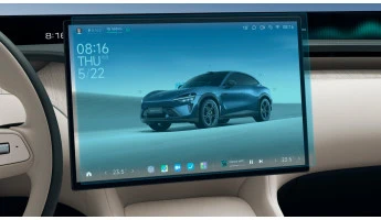 Protector de vidrio templado Pixsel en el monitor XIAOMI YU7 - 16.7“ 2025 -
