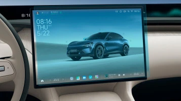 Protector de vidrio templado Pixsel en el monitor XIAOMI YU7 - 16.7“ 2025 -
