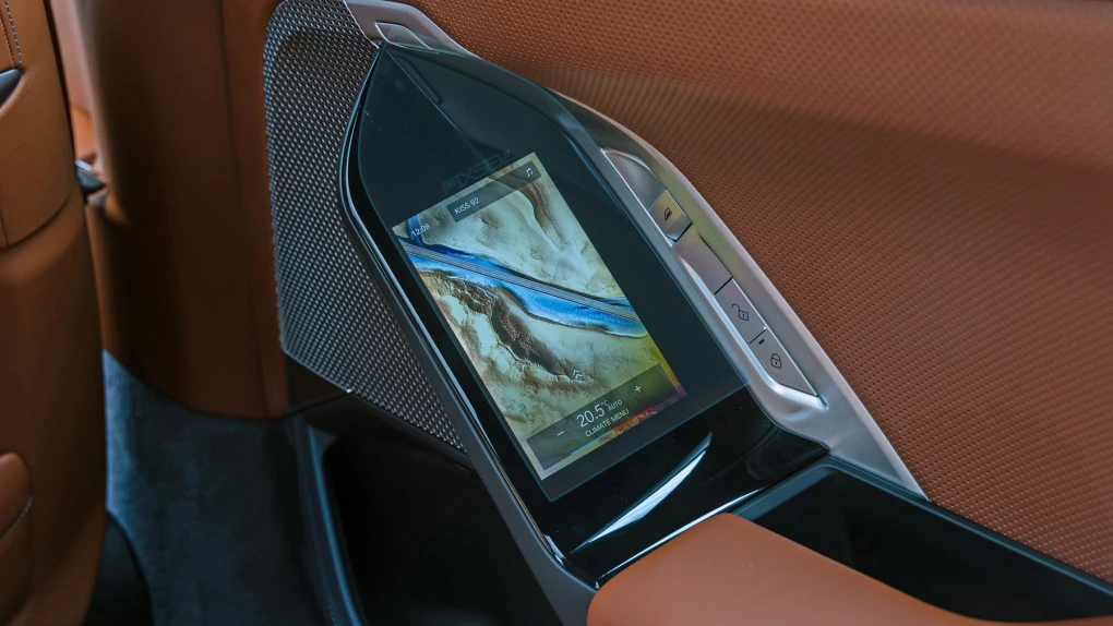 Protector de vidrio templado Pixsel para el control del clima trasero BMW I7 - 11.2“ 2022 - (G70)