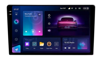 Protector de vidrio templado Pixsel en el monitor TEYES CC4 PRO 2K - 9“