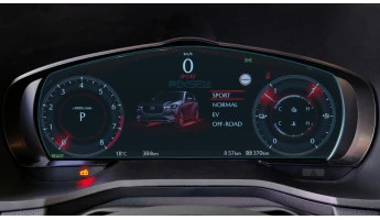 Protector de vidrio templado Pixsel en el panel de instrumentos MAZDA CX-80 - 12.1“ 2024 -