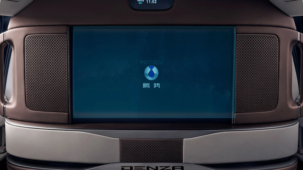 Protector de vidrio templado Pixsel para el monitor trasero DENZA D9 - 31.6“ 2022 -