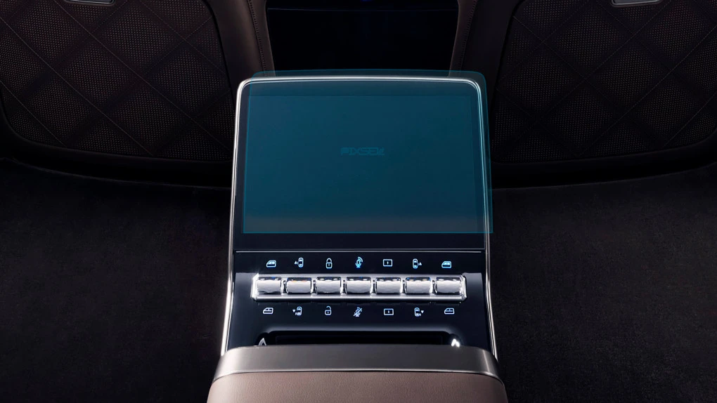 Protector de vidrio templado Pixsel para el control del clima trasero DENZA D9 - 8.8“ 2022 -