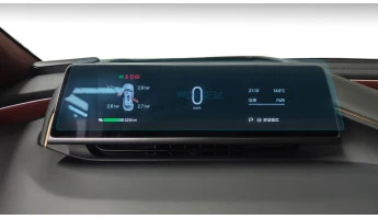 Protector de vidrio templado Pixsel en el panel de instrumentos HYPTEC HL - 12.9“ 2024 -