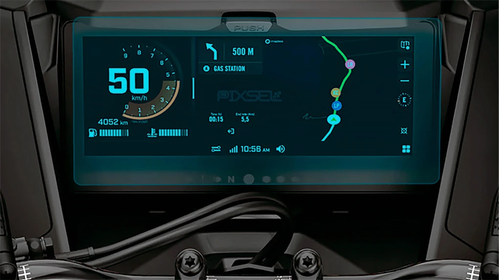 Protector de vidrio templado Pixsel para velocímetro de moto de nieve BRP SKI-DOO MXZ 2025 + 10.25“