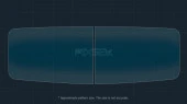 Protector de vidrio templado Pixsel para los espejos AUDI E5 - 10.3“x2 2025 -