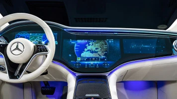 Protector de vidrio templado Pixsel para pantalla ancha (2 partes) MERCEDES BENZ EQS - 48.9“ 2022 -