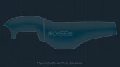 Protector de vidrio templado Pixsel para pantalla ancha (2 partes) MERCEDES BENZ EQS - 48.9“ 2022 -