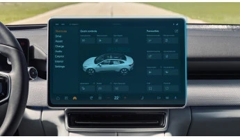 Protector de vidrio templado Pixsel en el monitor POLESTAR 4 - 16.6“ 2023 -