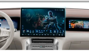 Protector de vidrio templado Pixsel en el monitor DENZA N8L - 18“ 2025 -