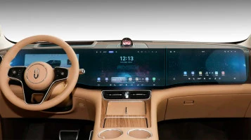 Protector de vidrio templado Pixsel para pantalla ancha (2 partes) AITO M8 - 50.4“ 2025 -