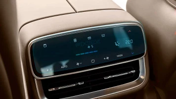 Protector de vidrio templado Pixsel para el control del clima trasero AITO M9 - 7.7“ 2024 -