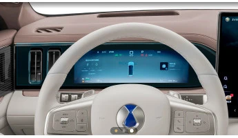 Protector de vidrio templado Pixsel en el panel de instrumentos DENZA N8L - 23.1“ 2025 -