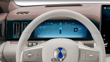 Protector de vidrio templado Pixsel en el panel de instrumentos DENZA N8L - 23.1“ 2025 -