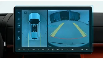 Protector de vidrio templado Pixsel en el monitor BYD LEOPARD 7 - 16.3“ 2025 -