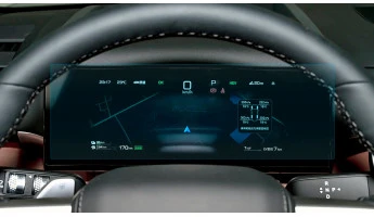 Protector de vidrio templado Pixsel en el panel de instrumentos BYD LEOPARD 7 - 14.1“ 2025 -