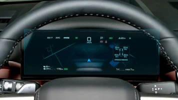 Protector de vidrio templado Pixsel en el panel de instrumentos BYD LEOPARD 7 - 14.1“ 2025 -