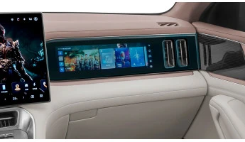 Protector de vidrio templado Pixsel para el monitor del pasajero DENZA N8L - 23.1“ 2025 -