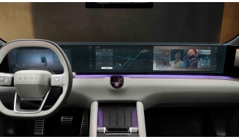 Protector de vidrio templado Pixsel para pantalla ancha (2 partes) AUDI E5 - 43.3“ 2025 -