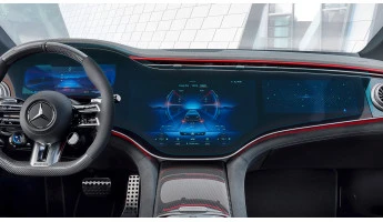 Protector de vidrio templado Pixsel para pantalla ancha MERCEDES BENZ EQE - 49.1“ 2022 -