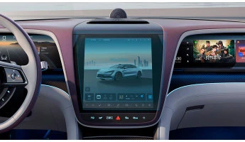 Protector de vidrio templado Pixsel en el monitor YANGWANG U7 - 15.7“ 2025 -