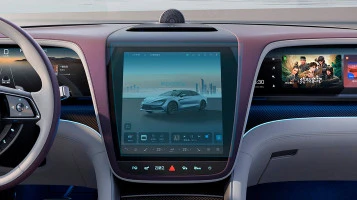 Protector de vidrio templado Pixsel en el monitor YANGWANG U7 - 15.7“ 2025 -