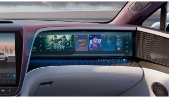 Protector de vidrio templado Pixsel para el monitor del pasajero YANGWANG U7 - 24.7“ 2025 -